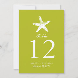 Convite Starfish Graceful | Número do quadro