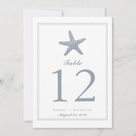 Convite Starfish Graceful | Número do quadro