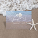 Convite Starfish & Sand Dollar 16<br><div class="desc">Tema Praia Starfish & Sand Dollar Sweet 16 Convites.</div>