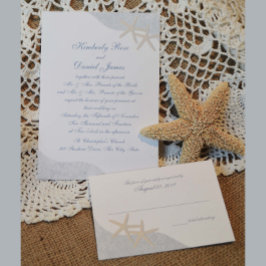 Convite Starfish Wedding