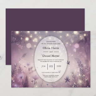 Convite Starlit Enchantment em Bloom Wedding