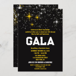 Convite Stars Charity Ball Corporate Fundraking Party