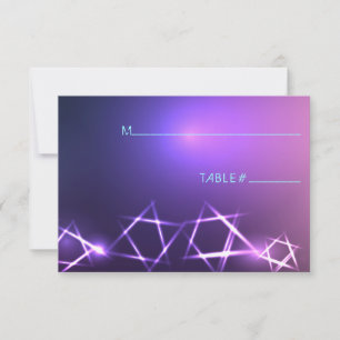 Convite STARS e LUGHTS Bat Mitzvah Secort