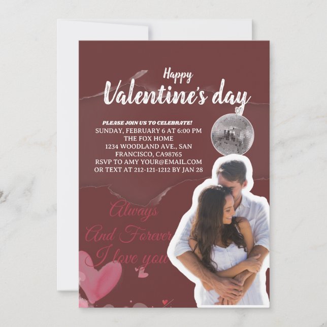 Convite Staying Soft Together (Frente)