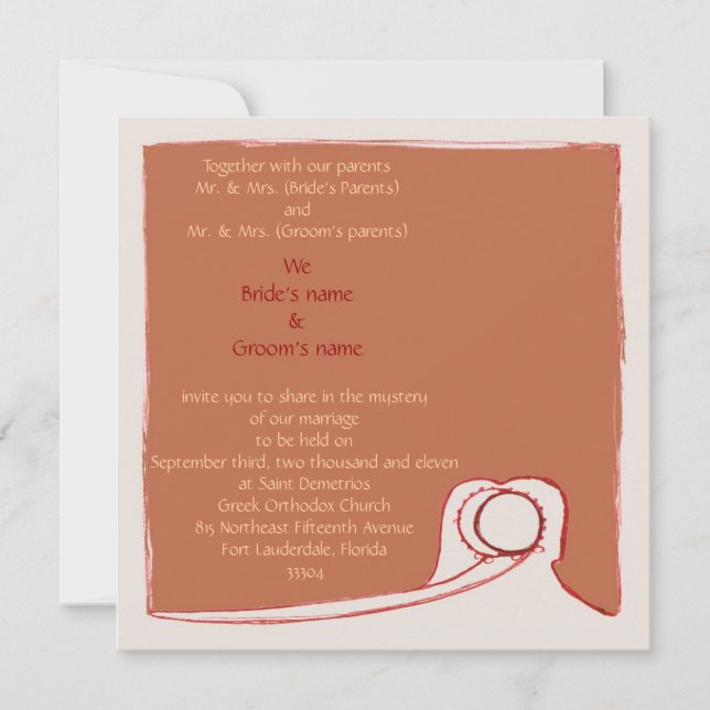 Convite Stefana Sillouette (Frente)