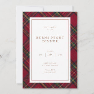 Convite Stewart Tartan