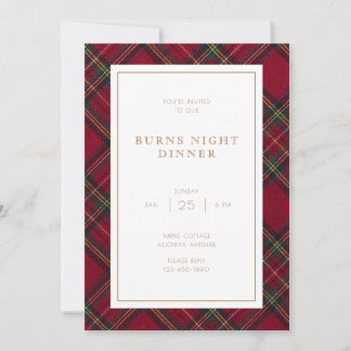Convite Stewart Tartan