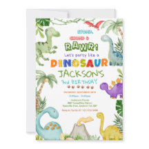 Stomp, Chomp e Roar! Festa de aniversário do dinos