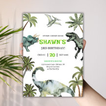 Stomp, Chomp, Roar! Partido aniversário de 3 anos 