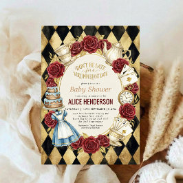 Convite Storybook Garden Tea Party Baby Shower