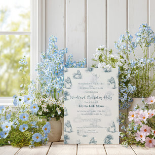 Convite Storybook Little Mouse Birday