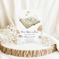 Storybook Whimsical Watecolor Book Aniversário