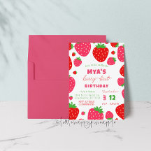 Strawberry Berry Primeiro Aniversário