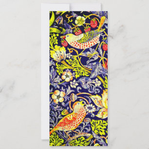 Convite Strawberry Thef Birds William Morris
