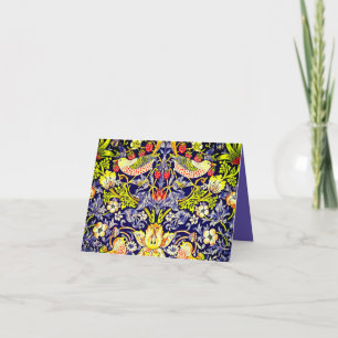 Convite Strawberry Thef Birds William Morris