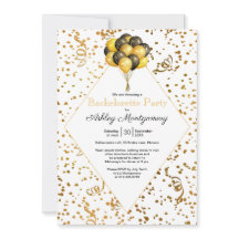 Streamers de Confetti Dourado do Balão de festa de