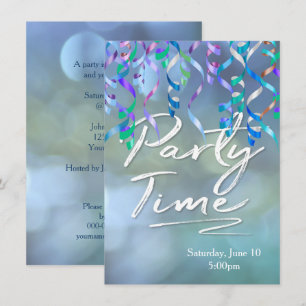 Convite Streamers de Tempo de Festa