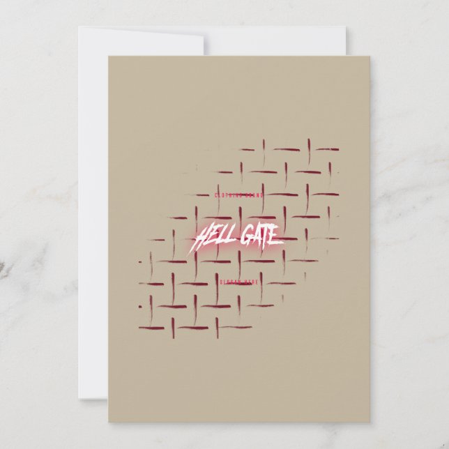 Convite Streetwear Brand Identity | Grunge Fashion Logo (Frente)