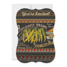 String Bean Label Vegetal País