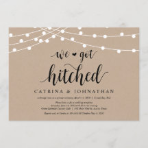 String Lights Kraft, Black font, Wedepement