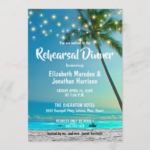 Convite String Lights Tropical Beach Test Janta