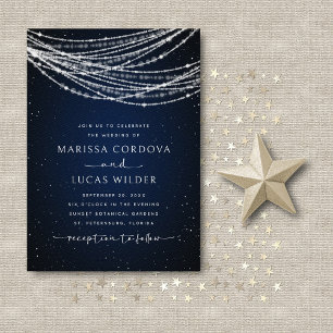 Convite String Luzes Celestiais Casamento