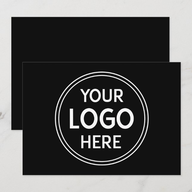 Convite Stylish & Modern Custom Creations Verified  (Frente/Verso)