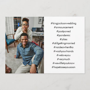 Convite Suas 12 Principais Hashtags para Foto de Casamento