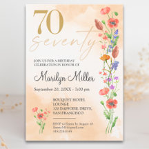 Suave Aniversário de 70 anos de Flor Silvestre Par
