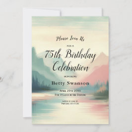 Convite Suaves Ecos das Montanhas