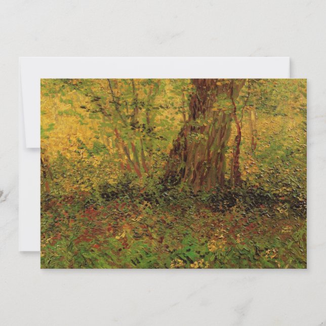Convite Sub-bosque por Vincent van Gogh (Frente)