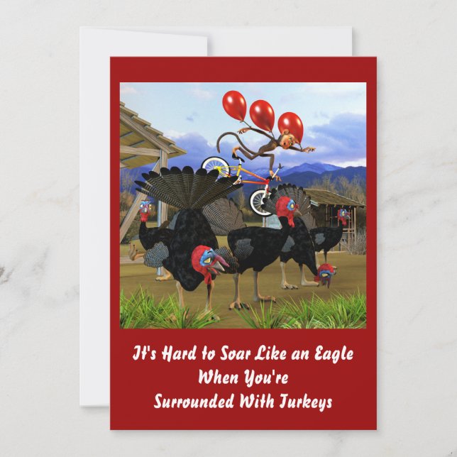 Convite Suba como um aniversário de Eagle convidam (Frente)