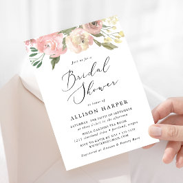 Convite Subtile Blooms | Chá de Noiva Floral