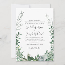 Convite Succulent Greenery | Foto: Casamento Monograma