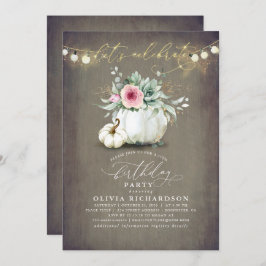 Convite Succults e Pumpkins Caiam no Aniversário Russo