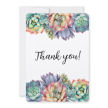 Suculenta Colorida Obrigada