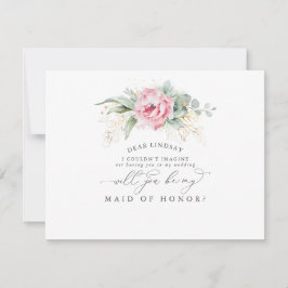 Convite Suculentas Folhagens Folhas Damas de Honra Propost