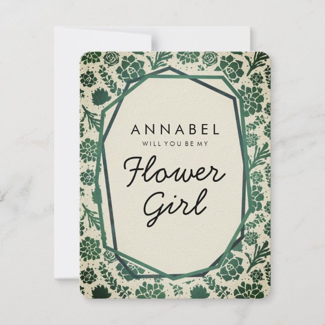 Convite Sucultiva A Vontade Natural De Ser Minha Flor (Frente)