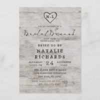 Suecos entalados - Chá de Brunch Rustic Bridal