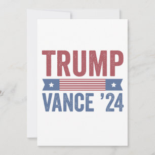 Convite Suéter Feio de Natal Eleição Trump Vance