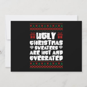 Convite Suéteres De Natal Feios Estão Quentes E Sobrevalor