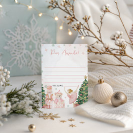 Convite Sugar Plum Nutcracker Time Capsule Card