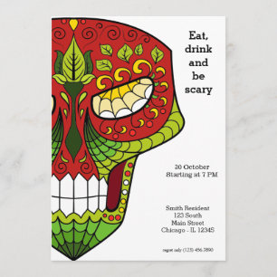 Convite Sugar Skull