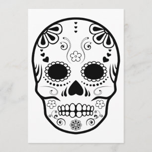 Convite sugar skullz : 1
