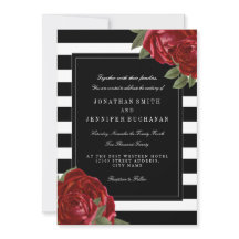 Suíte de Casamento Moderno de Stripes Negras e Bra