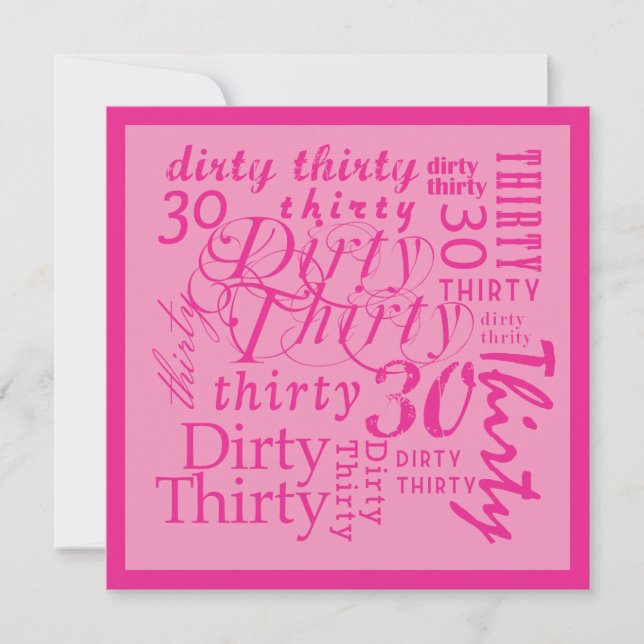 Convite Suja Trinta (Frente)