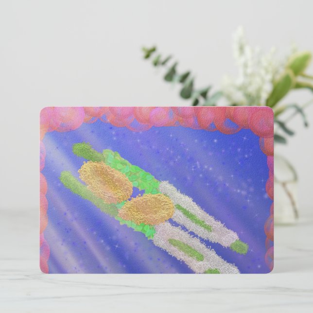 Convite Sukkot ס ו כ ו ת diversão lulav e etrog sukkah (Em pé/Frente)