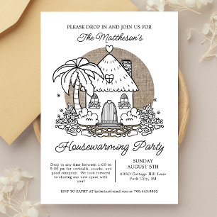 Convite Summer Beach House Cai Na Festa De Aquecimento Dom