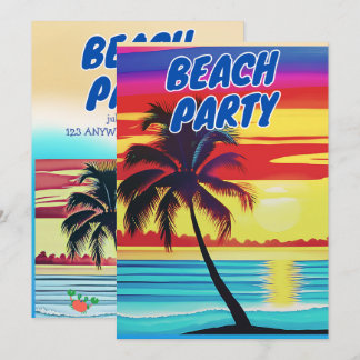 CONVITE SUMMER BEACH PARTY