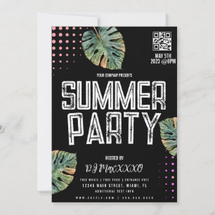 Convite Summer DJ Event Party Bar Club Flyer